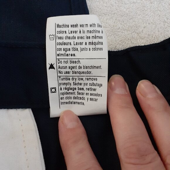 Carhartt Men's Size 40x34 Blended Twill Work Navy Blue Chino Pants - Picture 4 of 10